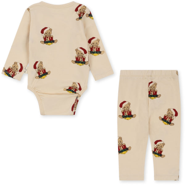 Konges Sløjd Christmas Teddy Newborn Pyjamas