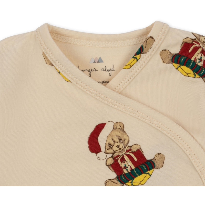 Konges Sløjd Christmas Teddy Newborn Pyjamas