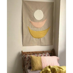 Ila y Ela Lemon Wall Tapestry