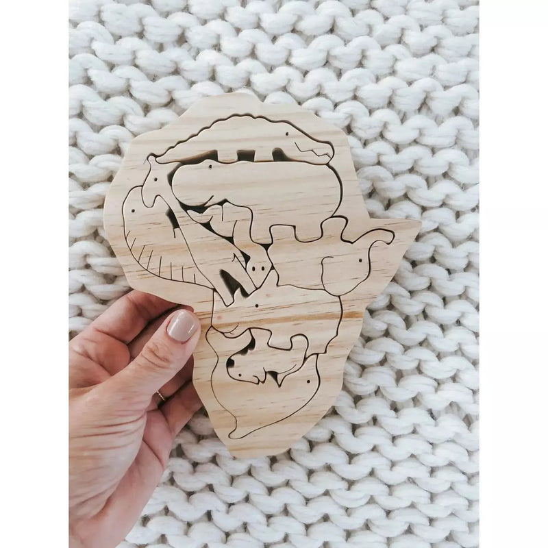Kaspi Land Afriland Wooden Puzzle