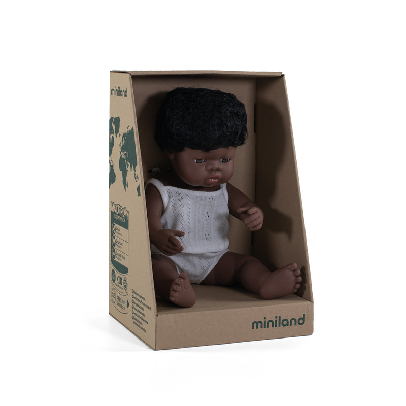 Miniland Boy 38cms Baby Doll - D