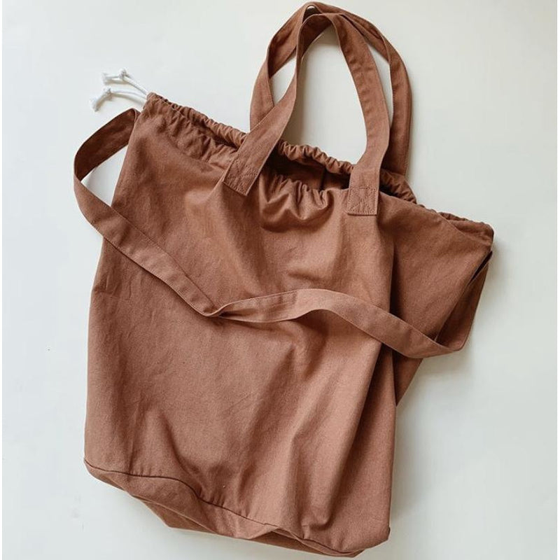Haps Nordic Organic Canvas Terracotta Shopping Bag