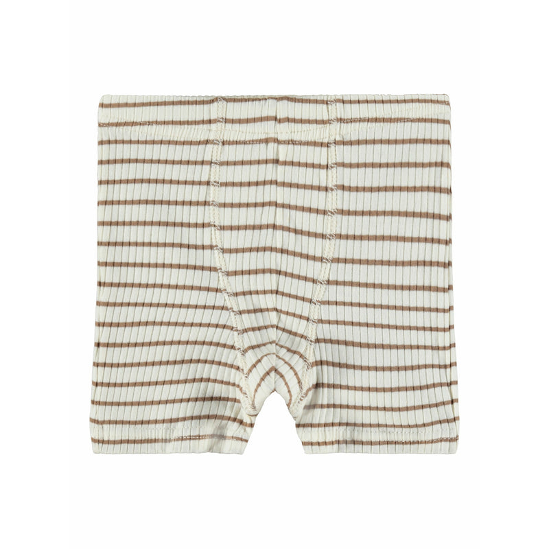 Lil' Atelier Tobacco Boxer Shorts - 2 Pack