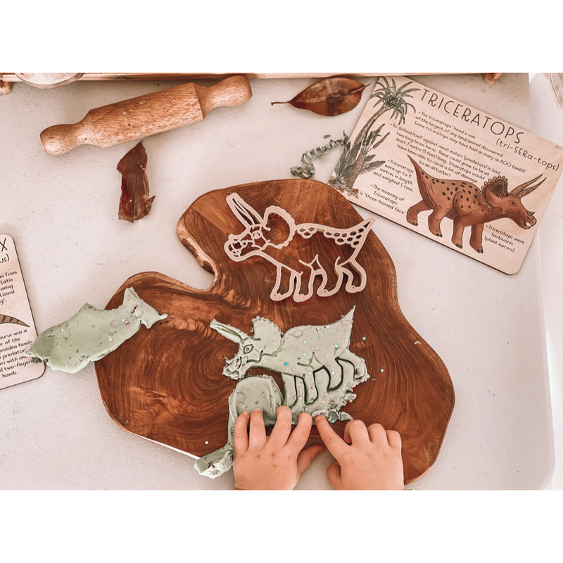 Timber Kids Triceratops Eco Cutter