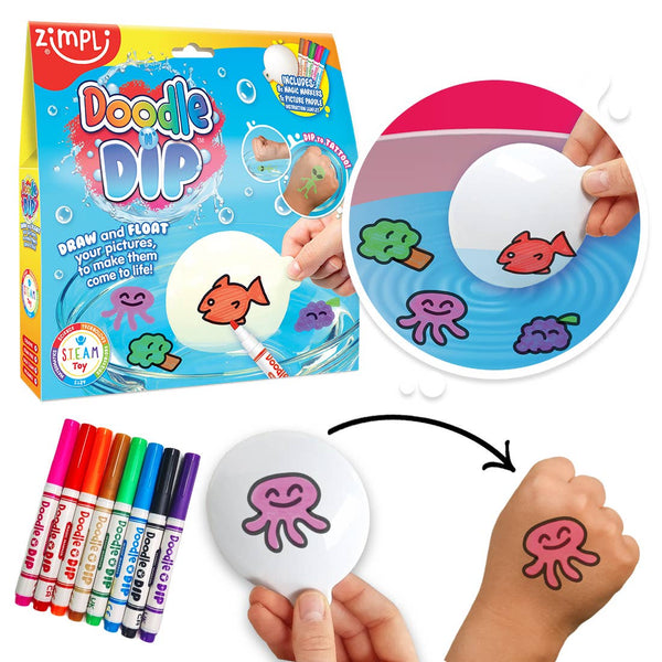 Zimpli Doodle Dip Dancing Water Drawing Kit