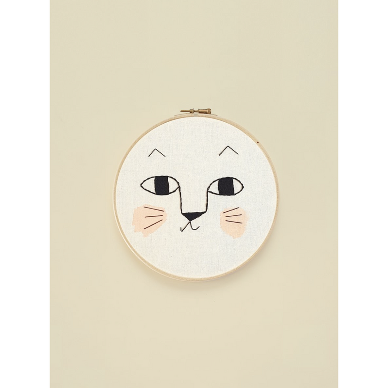 Aro Gato Embroidery Hoop