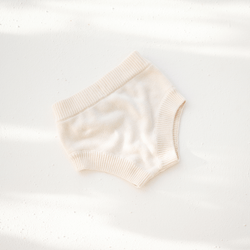Illoura Off White Essential Knit Bloomers
