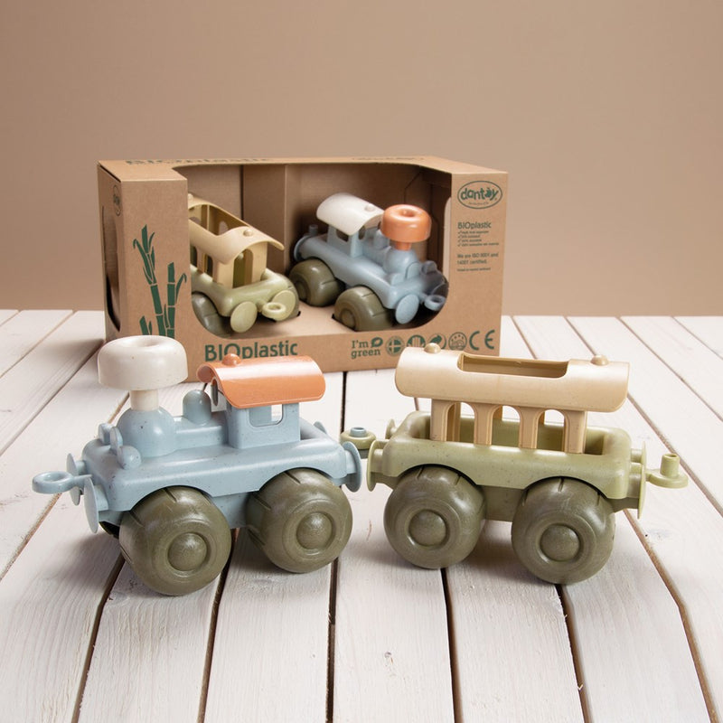 Dantoy Bioplastic Toy Trains Set