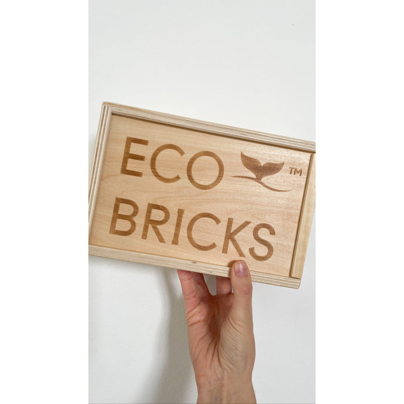 Eco-bricks 45 Piece Natural Wooden Blocks