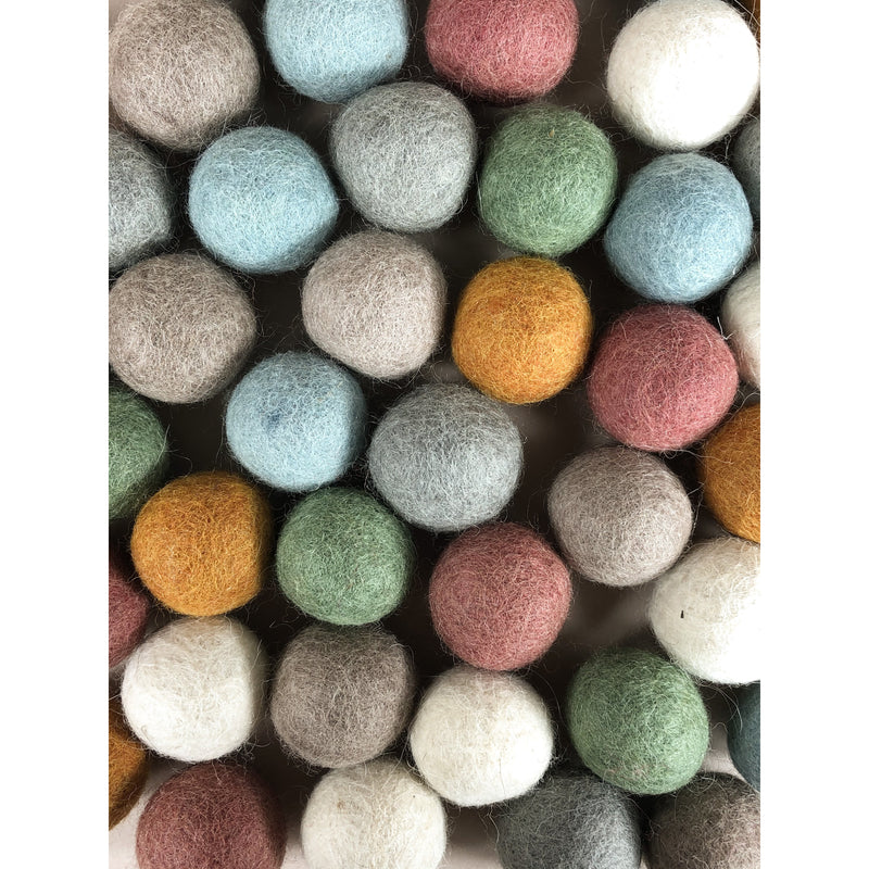 Papoose Felt Wool Earth Balls
