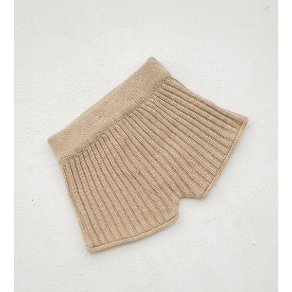 Illoura Caramel Essential Knit Shorts
