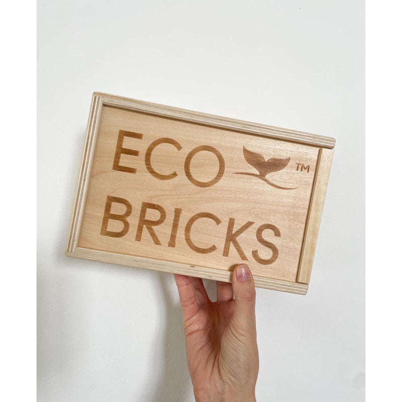 Eco-bricks 90 Piece Natural Wooden Blocks