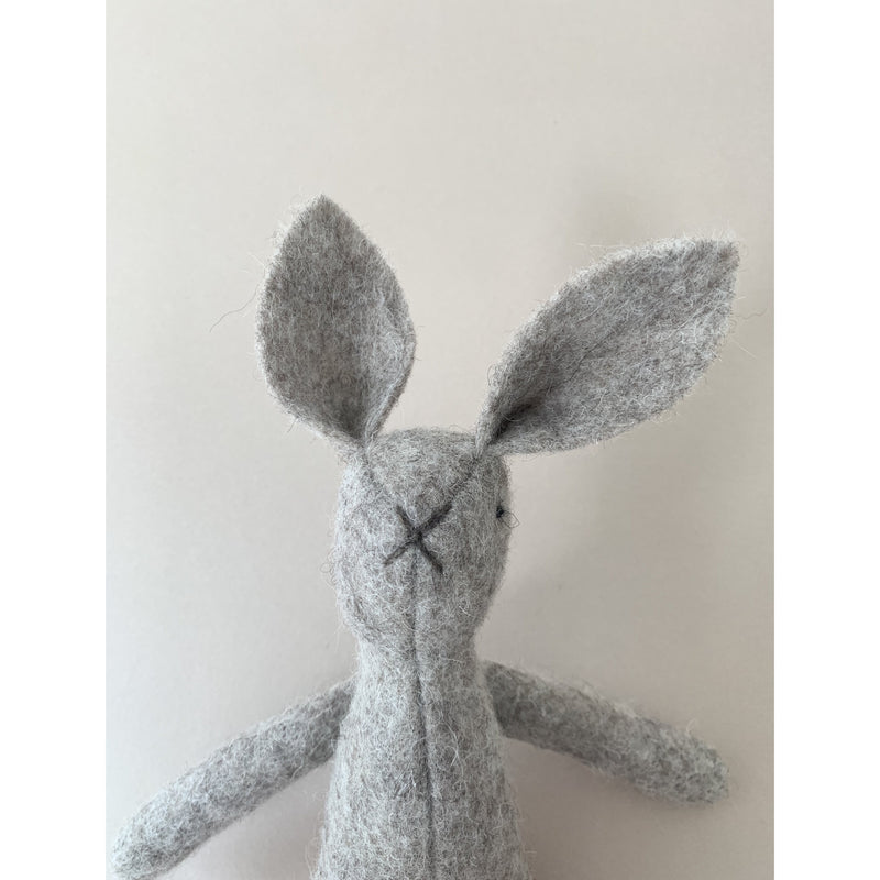 Mims Heritage Fawn Natural Wool Bunny
