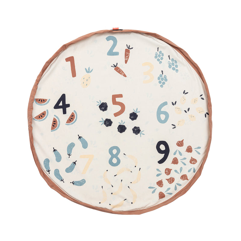 Play And Go Veggie Numbers Play Mat Storage Sack